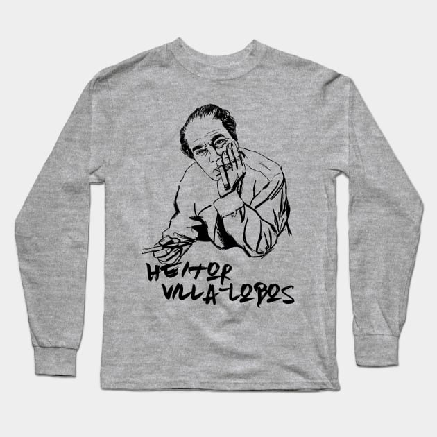 Villa-Lobos Long Sleeve T-Shirt by Erena Samohai